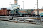 Tidewater Southern RS1 #747 with caboose tied down